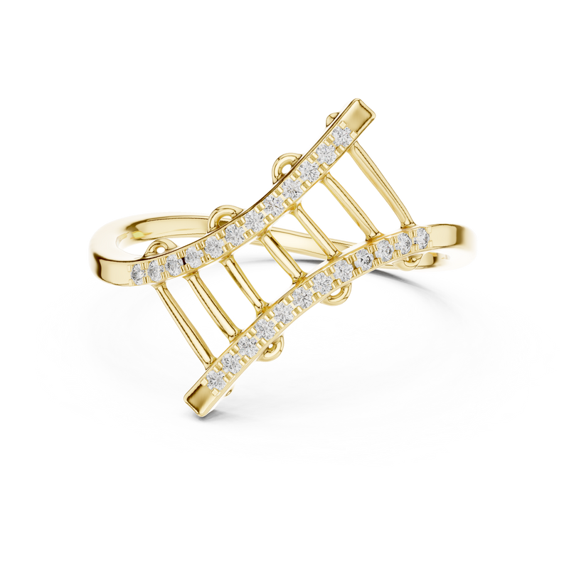 Ladies Ring 12#10042@L@7 - Yellow Gold - Image