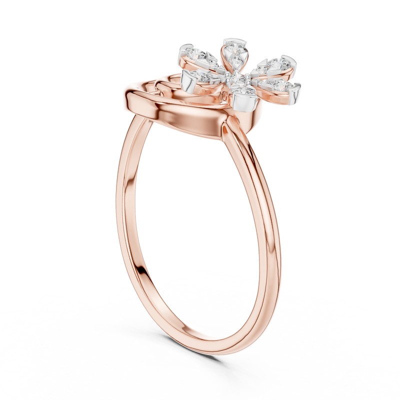 Ladies Ring 12#10043@L - Rose Gold - Image