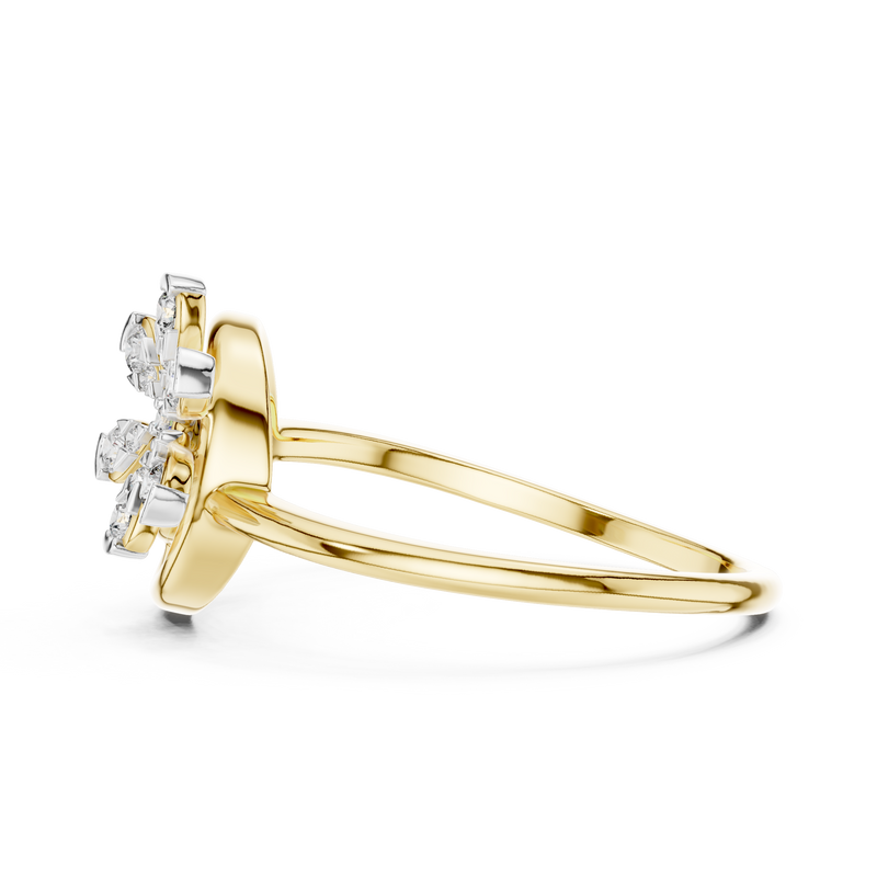 Ladies Ring 12#10043@L - Yellow Gold - Image