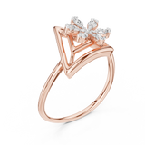 Ladies Ring 12#10044@L@7 - Rose Gold - Image