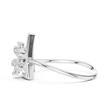Ladies Ring 12#10044@L@7 - White Gold - Image