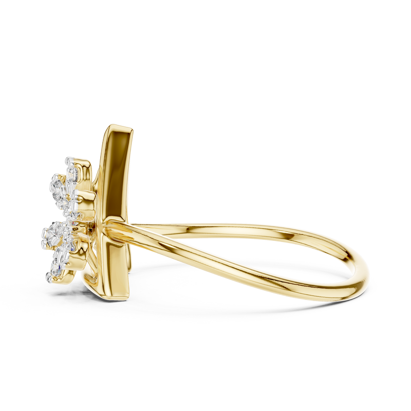 Ladies Ring 12#10044@L@7 - Yellow Gold - Image