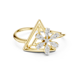 Ladies Ring 12#10044@L@7 - Yellow Gold - Image