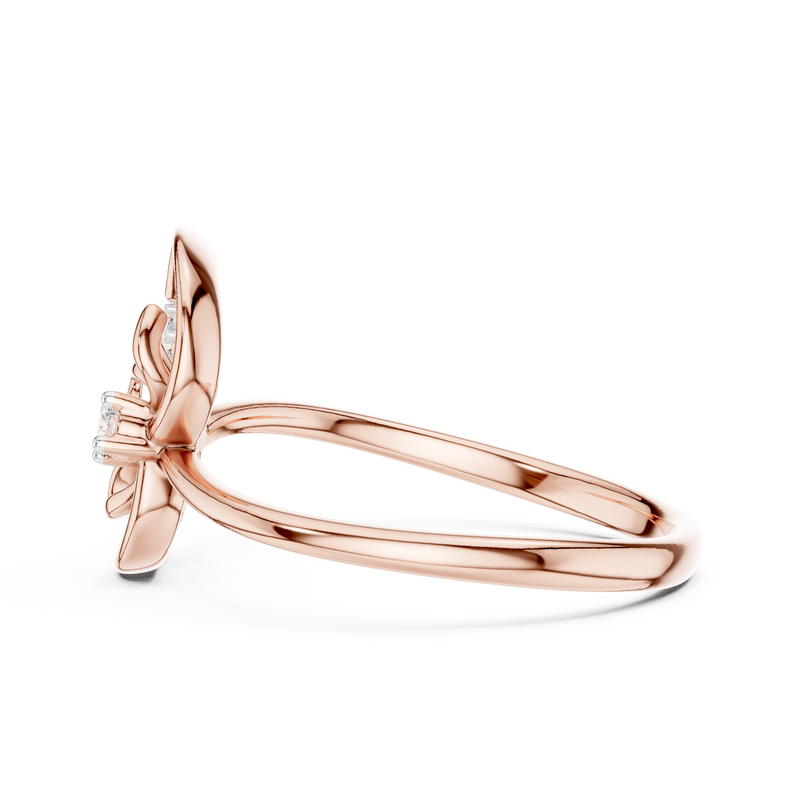Ladies Ring 12#10045@L - Rose Gold - Image