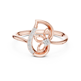 Ladies Ring 12#10045@L - Rose Gold - Image