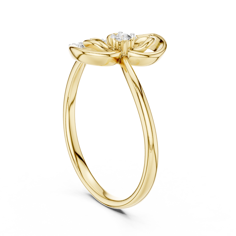Ladies Ring 12#10045@L - Yellow Gold - Image