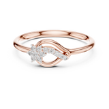 Ladies Ring 12#10046@L - Rose Gold - Image