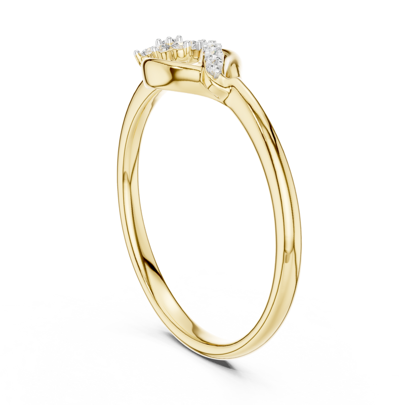 Ladies Ring 12#10046@L - Yellow Gold - Image
