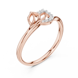 Ladies Ring 12#10047@L - Rose Gold - Image
