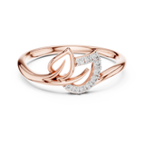 Ladies Ring 12#10047@L - Rose Gold - Image