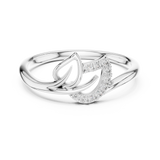 Ladies Ring 12#10047@L - White Gold - Image