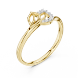 Ladies Ring 12#10047@L - Yellow Gold - Image