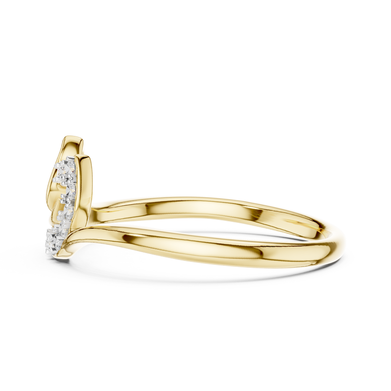 Ladies Ring 12#10047@L - Yellow Gold - Image
