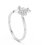 Ladies Ring 12#10048@L@7 - White Gold - Image