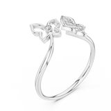 Ladies Ring 12#10048@L@7 - White Gold - Image