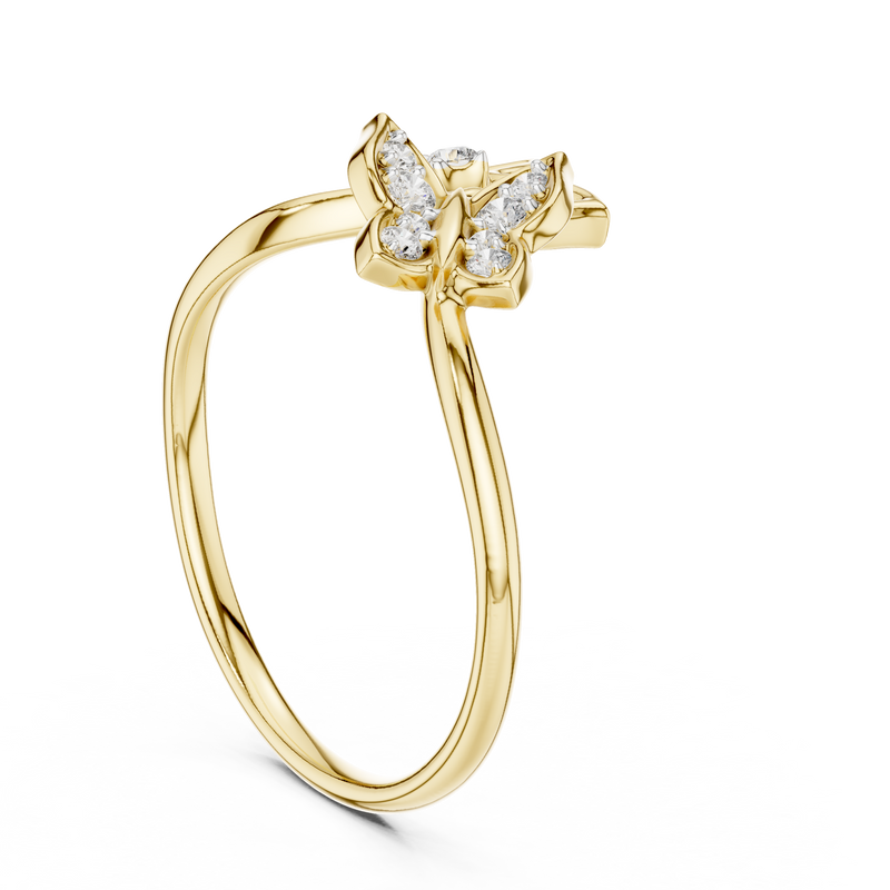 Ladies Ring 12#10048@L@7 - Yellow Gold - Image