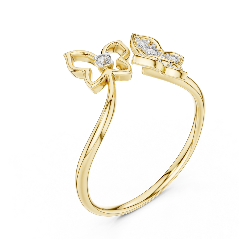Ladies Ring 12#10048@L@7 - Yellow Gold - Image