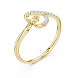 Ladies Ring 12#10049@L - Yellow Gold - Image