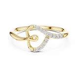 Ladies Ring 12#10049@L - Yellow Gold - Image