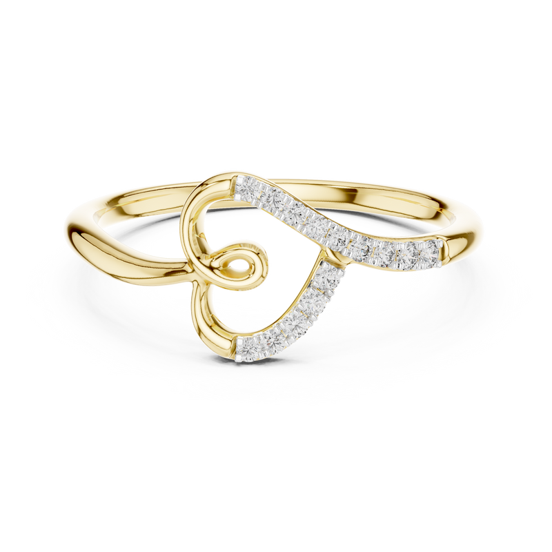 Ladies Ring 12#10049@L - Yellow Gold - Image