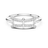 Ladies Ring 12#10050@L - White Gold - Image