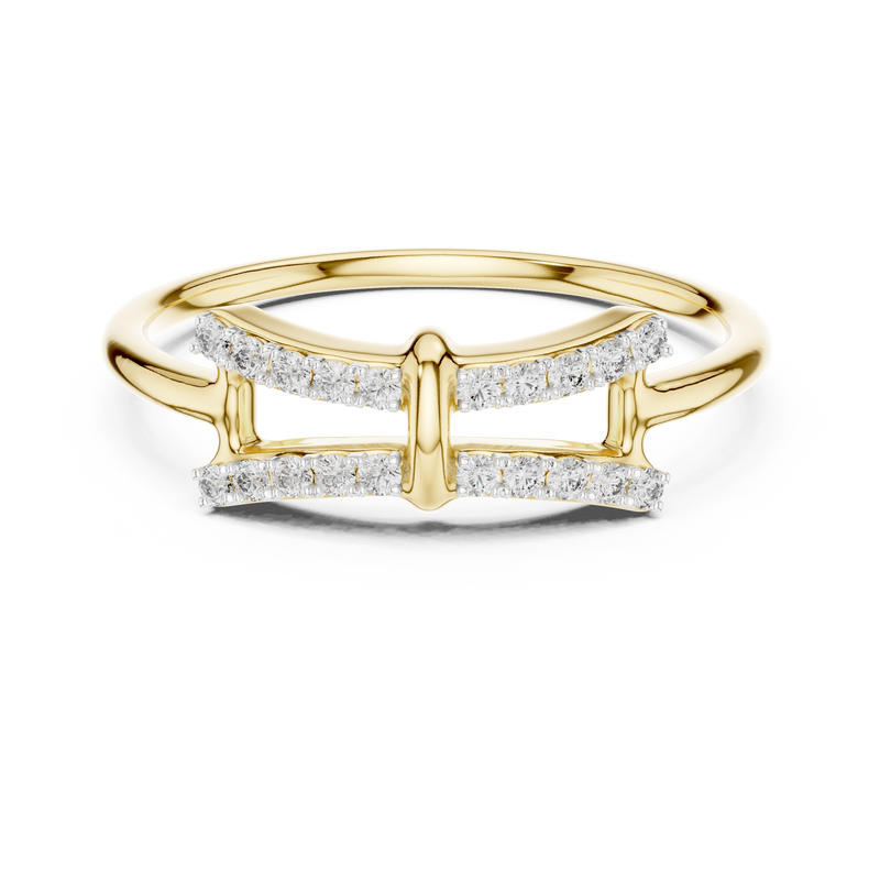 Ladies Ring 12#10050@L - Yellow Gold - Image