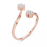 Ladies Ring 12#10051@L@7 - Rose Gold - Image