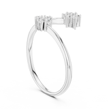 Ladies Ring 12#10051@L@7 - White Gold - Image