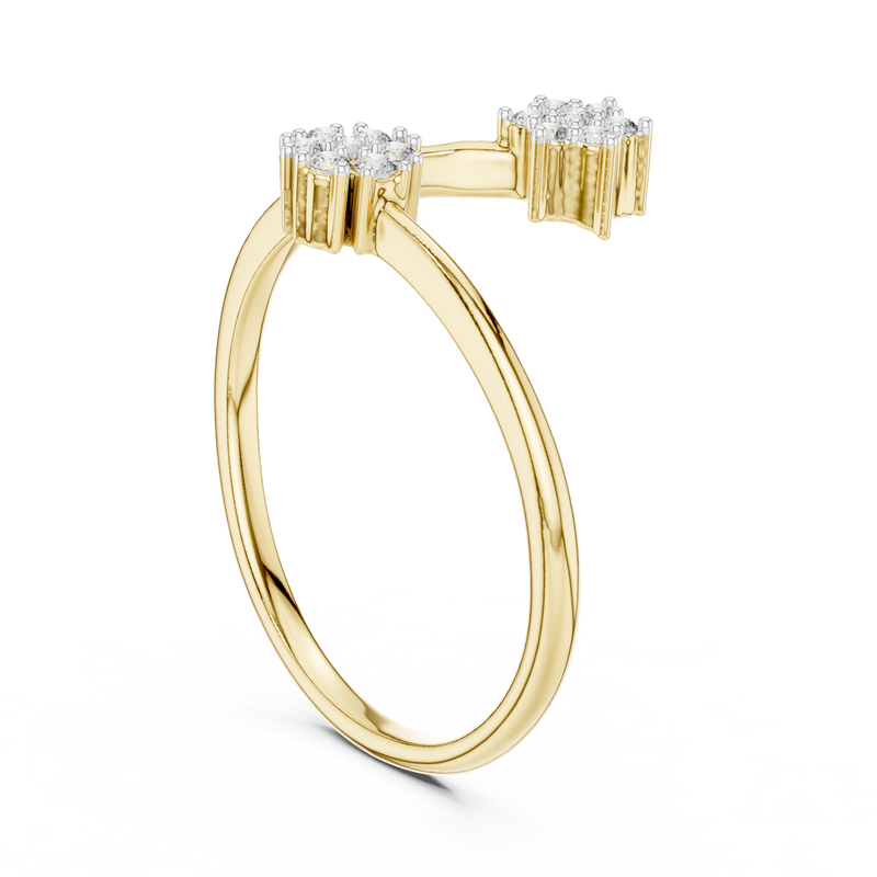 Ladies Ring 12#10051@L@7 - Yellow Gold - Image