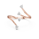 Ladies Ring 12#10052@L - Rose Gold - Image