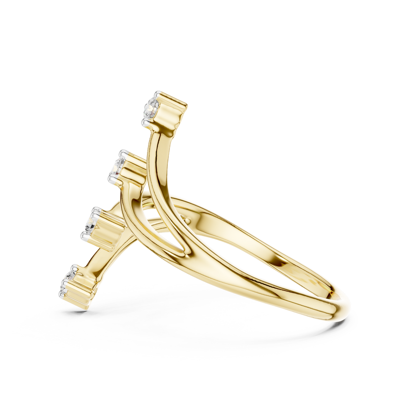 Ladies Ring 12#10052@L - Yellow Gold - Image