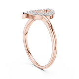 Ladies Ring 12#10053@L@7 - Rose Gold - Image
