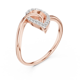 Ladies Ring 12#10053@L@7 - Rose Gold - Image