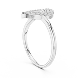 Ladies Ring 12#10053@L@7 - White Gold - Image