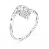 Ladies Ring 12#10053@L@7 - White Gold - Image