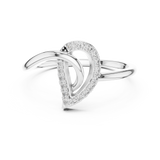 Ladies Ring 12#10053@L@7 - White Gold - Image