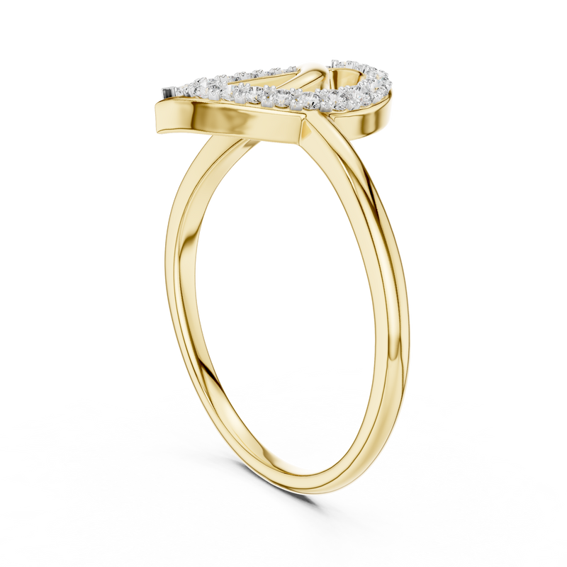 Ladies Ring 12#10053@L@7 - Yellow Gold - Image