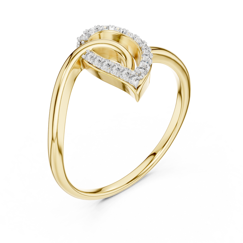 Ladies Ring 12#10053@L@7 - Yellow Gold - Image