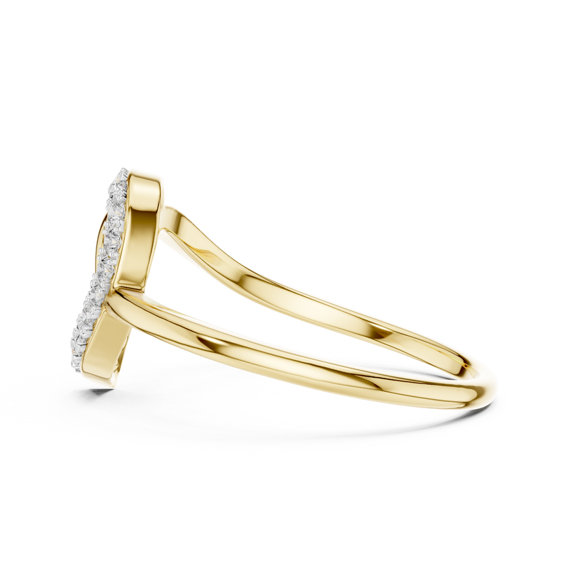 Ladies Ring 12#10053@L@7 - Yellow Gold - Image