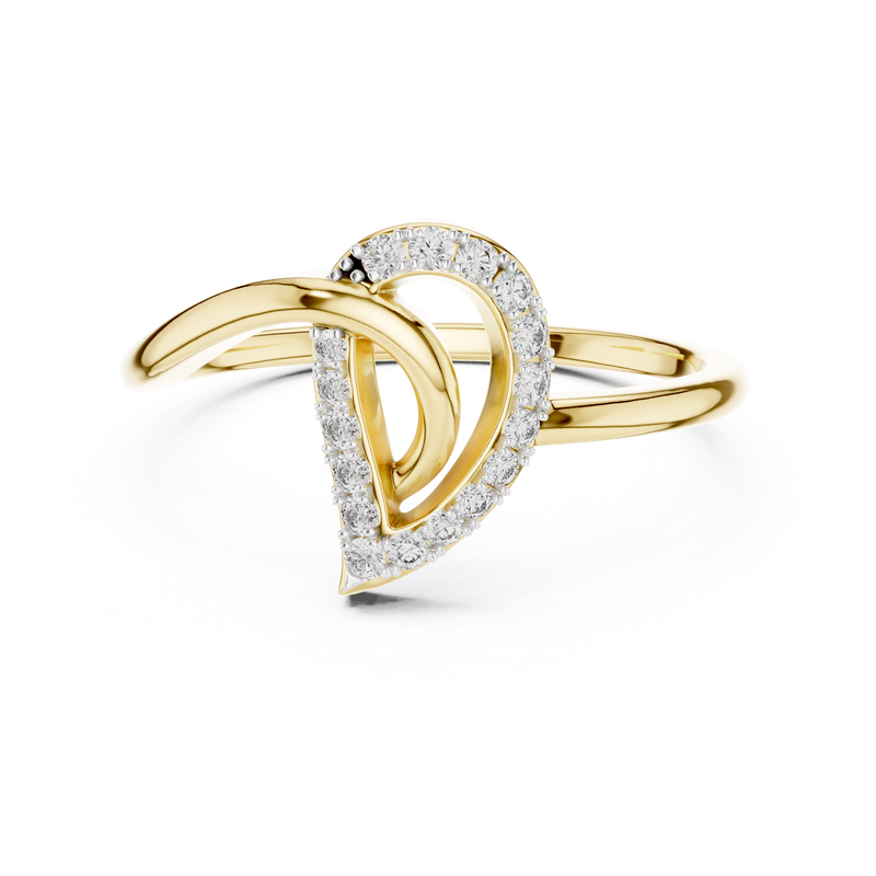 Ladies Ring 12#10053@L@7 - Yellow Gold - Image