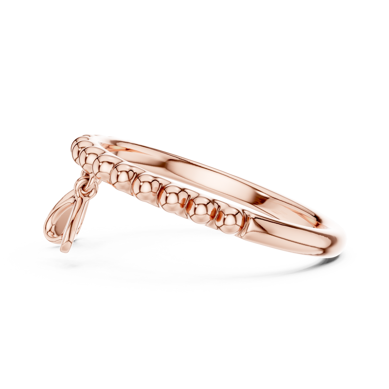 Ladies Ring 12#10055@L - Rose Gold - Image
