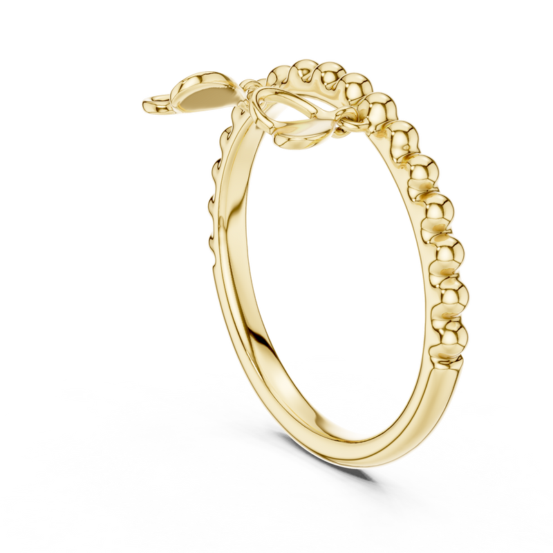 Ladies Ring 12#10055@L - Yellow Gold - Image
