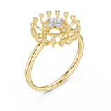 Ladies Ring 12#10056@L@7 - Yellow Gold - Image