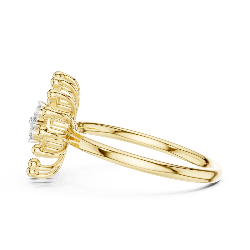 Ladies Ring 12#10056@L@7 - Yellow Gold - Image