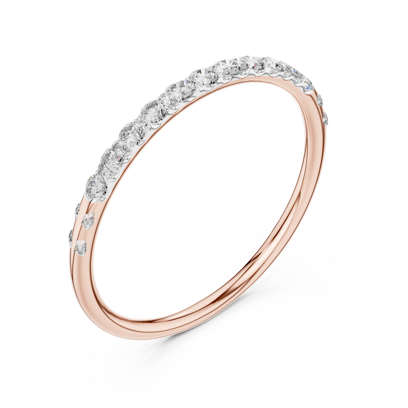Ladies Ring 12#10057@L - Rose Gold - Image