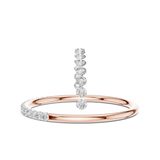 Ladies Ring 12#10057@L - Rose Gold - Image