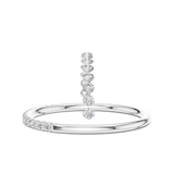 Ladies Ring 12#10057@L - White Gold - Image