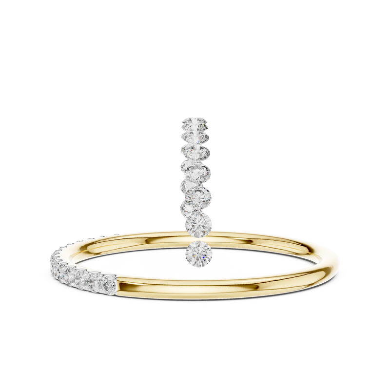Ladies Ring 12#10057@L - Yellow Gold - Image