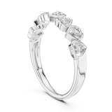 Ladies Ring 12#10058@L - White Gold - Image