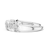 Ladies Ring 12#10058@L - White Gold - Image